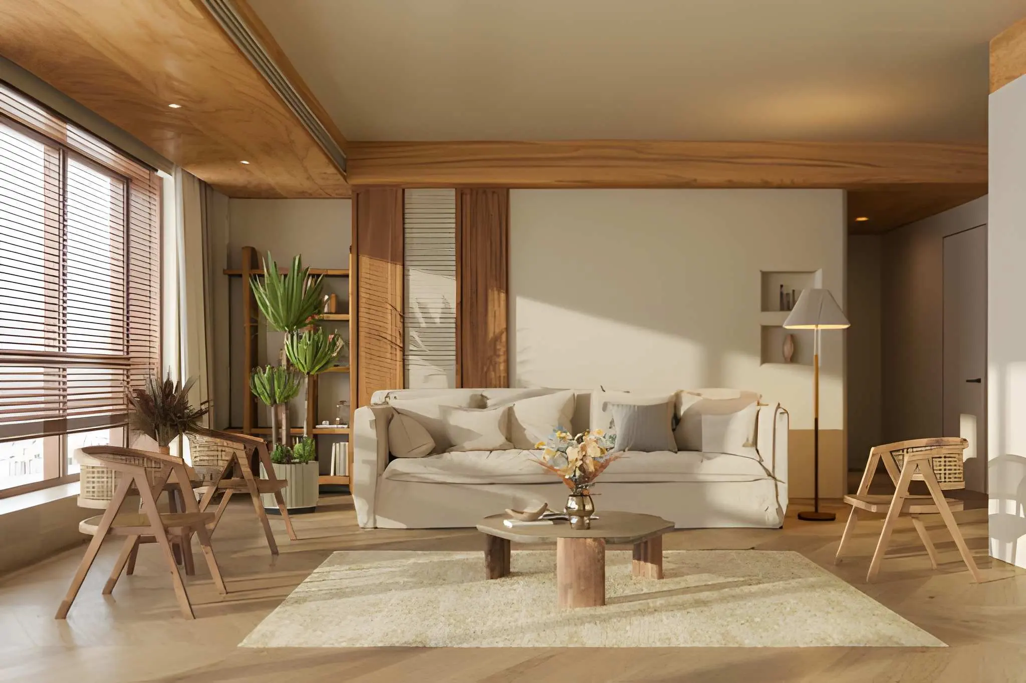 Interior Designer Livermore creating a modern living room with stylish furniture and natural light